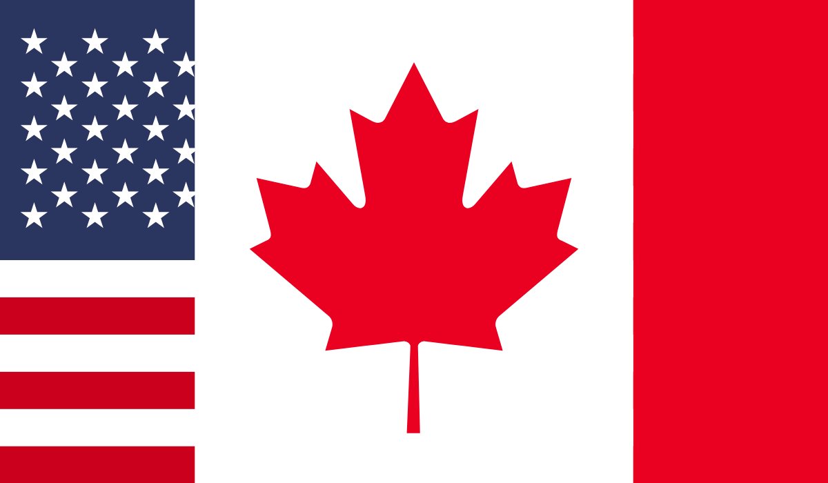 Fake Flag - Canada x United States